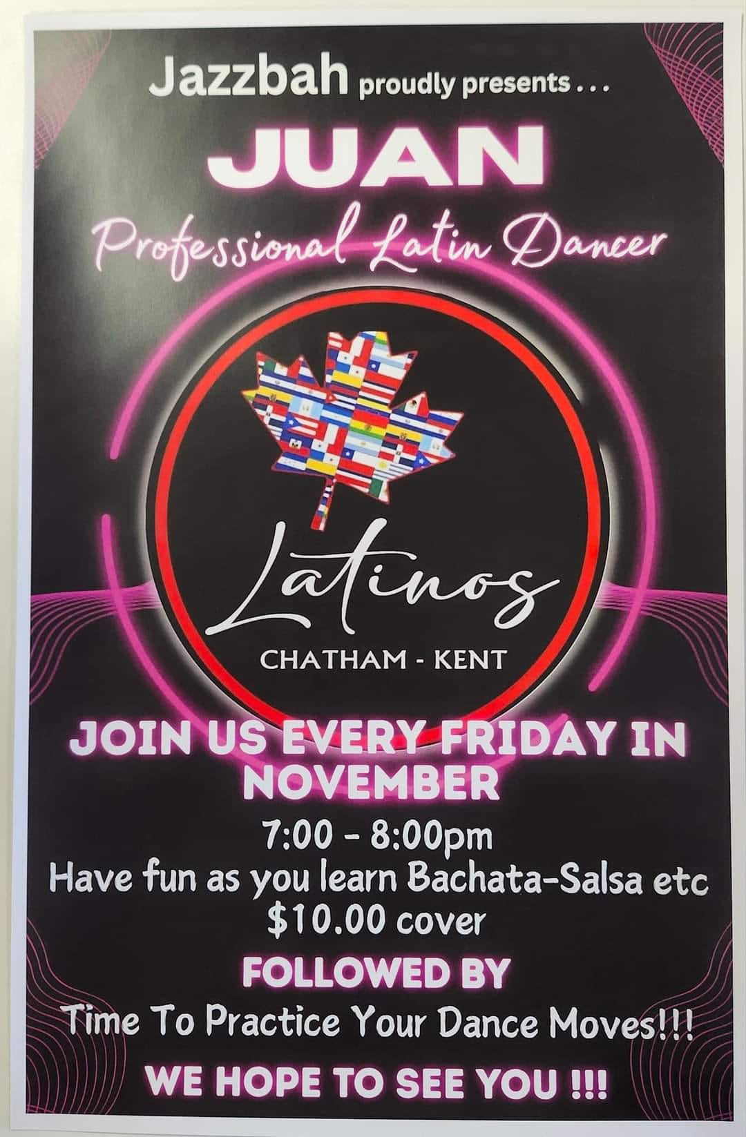 Flyer - Dancing Clasess - Jazzbah